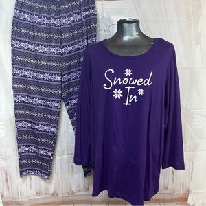 Dreams &. Co L (18/20) 2 piece pajama set